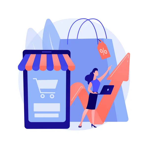 Ecommerce Website Illustration